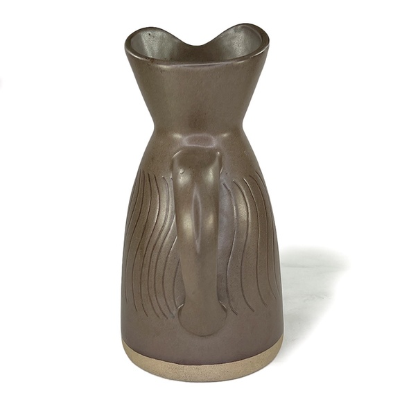 Marshall Studios Gordon Martz 1960s Indiana Stoneware Flowing Lines Pitcher - Picture 2 of 6